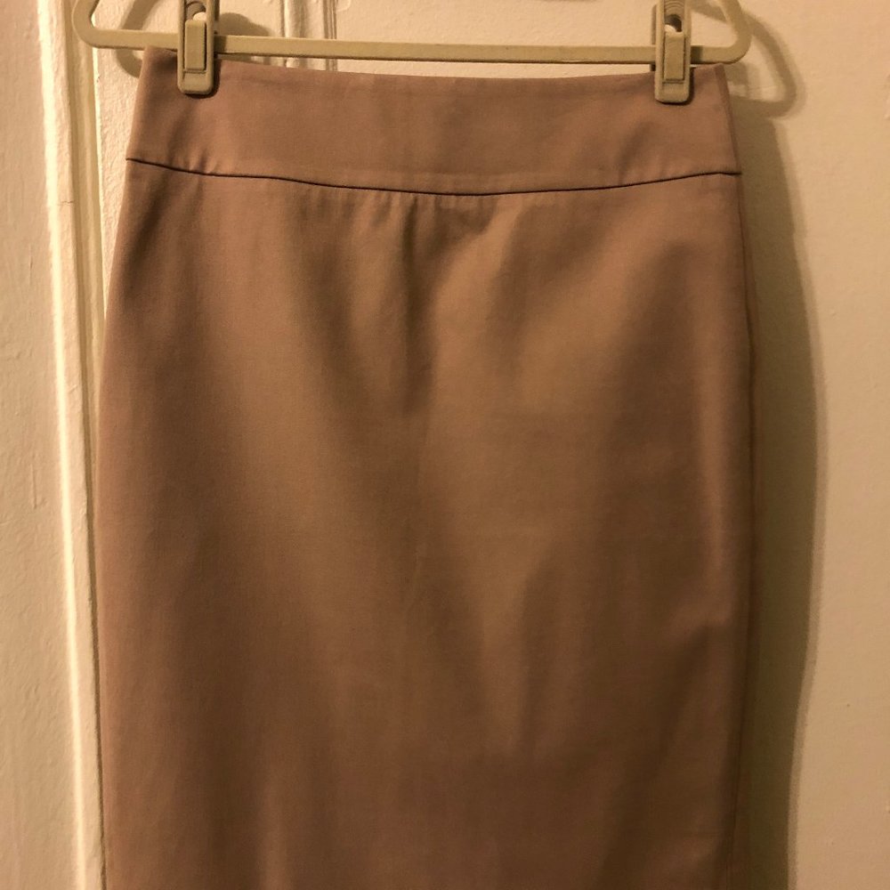 J. Crew No. 2 Pencil Skirt Tan